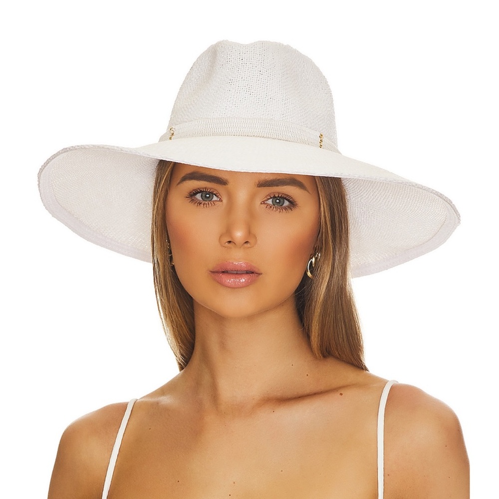 Elegant White Wide-Brim Hat